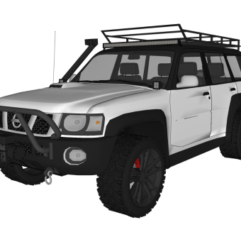 超精细汽车模型 尼桑 Nissan Patrol